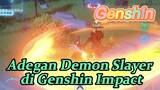 Adegan Demon Slayer di Genshin Impact
