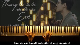 THÁNG TƯ LÀ LỜI NÓI DỐI CỦA EM - Hà Anh Tuấn | Piano Karaoke Tutorial | Sheet PDF | Lê Trangg |