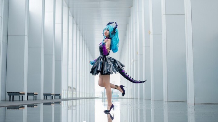 【VOCALOID】Hatsune Miku Little Devil cos จ่ายวิดีโอนิทรรศการการ์ตูน