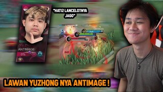 REAKSI EVOS ANTIMAGE KETEMU LANCELOT JEJE ! ANTIMAGE PAKE YUZHONG - Mobile Legends