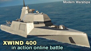 Modern Warships: XWIND-4000 in action.  online gameplay.