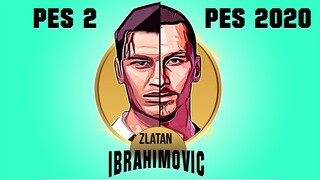 ZLATAN IBRAHIMOVIC evolution in PES [PES 2 - PES 20]