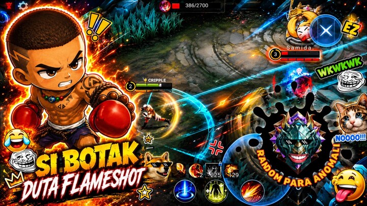 SI BOTAK DENGAN FLAMESHOTNYA 😹