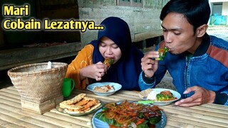 Lezatnya Bikin Ketagihan, Bikin SAWI ISI, Disiram Saus Tiram Pedas,Tempe Bangkenang, Masakan Kampung