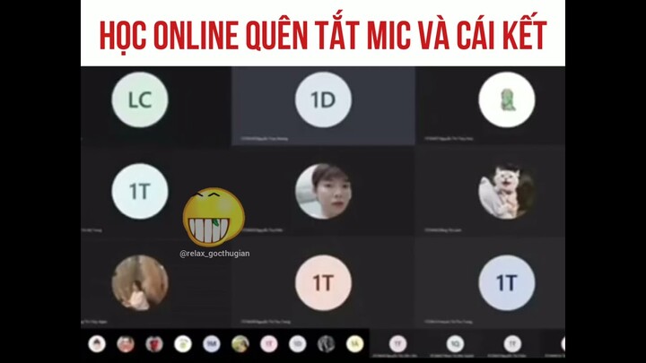 [Cảnh Báo🔇] Đừng quên tắt Mic khi học online Part 5 - Huyền thoại của làng tổ lái