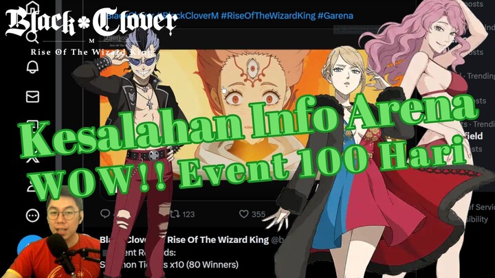 Event 100 Hari Season 5 Banjir Reward [Black Clover Mobile]