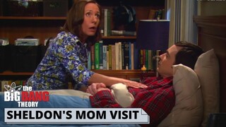 SHELDON'S MOM COMES TO VISIT | The Big Bang Theory best scenes