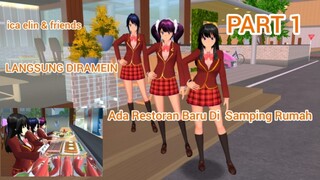 ICA ELIN & FRIENDS [RESTORAN BARU PART 1] || DRAMA SAKURA SCHOOL SIMULATOR