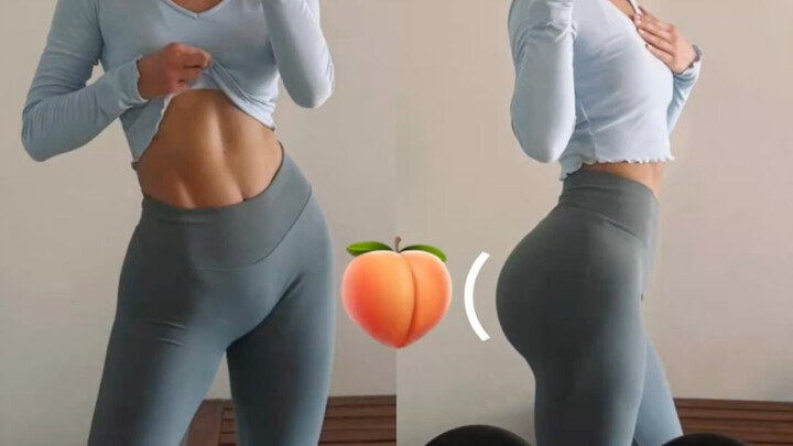 Regarding how I sculpted my peach‑shaped butt 🍑 — some fellow gym‑goers have asked whether it’s all 
