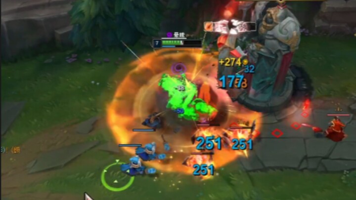 The Stone Man is not a no-skill carry! I’m saying it again! Watch me E+Flash over the tower for a so