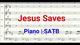 Jesus Saves Piano SATB