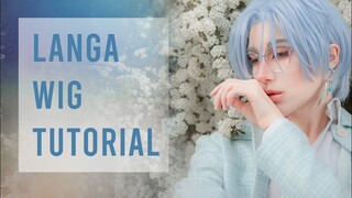 Langa Wig Tutorial [German] with ENG subs