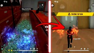 Free fire Bug cầm súng vào sàn đấu huấn luyện ob27 (part 2) | 100% làm được khi xem hết video