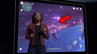 When Genshin Impact Suddenly Featured In The Apple Livestream, a COLLAB??, WHERE FREEMOGEMS...