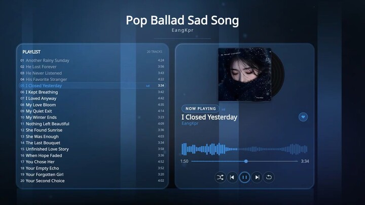 Top 20 Hits Heartbreak Song 2026 π΅ Trending English Love Songs - EangKpr