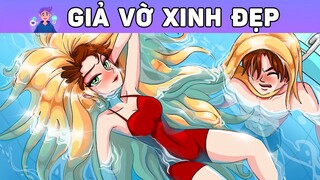 ĐÓNG GIẢ LÀM HOT GIRL XINH ĐẸP | Phim hoạt hình | Buôn Chuyện Quanh Ta #BCQT