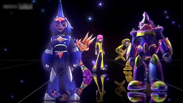 In those years, classic lines of Blue Arc animation characters
