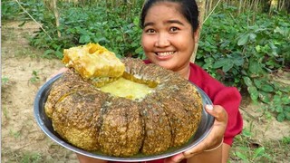 Yummy Cooking dessert pumpkin with eggs recipe & My Cooking skill