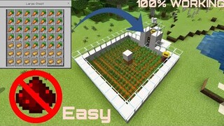 Minecraft: EASIEST AUTOMATIC POTATO AND CARROT FARM | MCPE/Xbox/Nintendo/Windows 10 | Tutorial #3