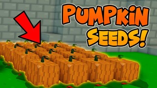 how to get PUMPKIN SEEDS in Roblox Islands