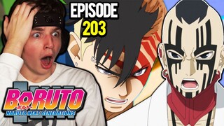 SURPRISE ATTACK! NARUTO VS. JIGEN!! | Boruto Episode 203 REACTION!!
