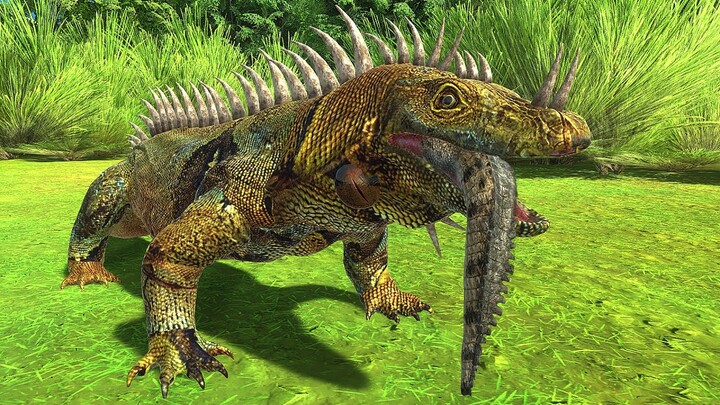 A day in the life of A giant iguana - Animal Revolt Battle Simulator