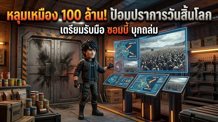 นับถอยหลังวันสิ้นโลก หลุมเหมืองใต้ดินของฉันคือป้อมปราการเอาชีวิตรอด