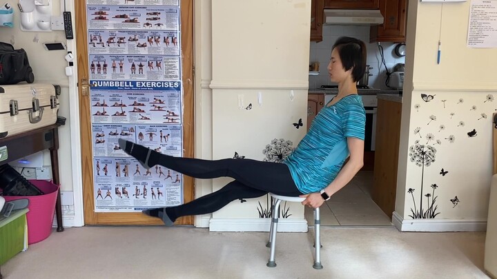 Olympic champion Xu Lijia takes you to burn fat on the bench!