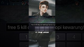 Prank Dyrrot afk disuruh beli kopi kewarung 😎 #mlbb #dyrrothgameplay