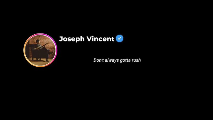 TIME TO LET THE BEAT DROP/JOSEPH VINCENT❤
