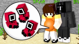 Monster School: Squid Game Doll Born Baby Soldier Black Mask Man Family Story - Minecraft Animation
