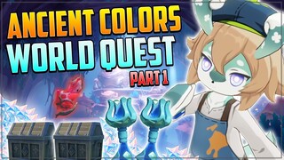 Ancient Colors Part 1 - A Brush of Seafoam and Crimson World Quest | Genshin Impact 4.0