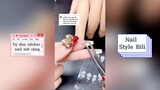 Tự dán sticker nail nét căng