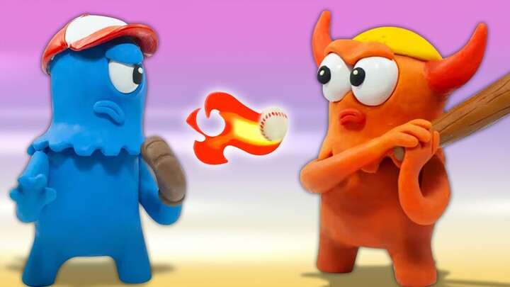 Kartun Lucu | Momo dan Tulus - Pertempuran Bisbol (Baseball Battle) | ToBo Kids TV Bahasa