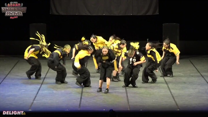 Kompetisi dance jalanan pelajar SMA Jepang Red Glitter – FINALIS – Kejuaraan Nasional SMA Jepang 202