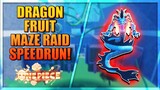 Dragon Fruit Solo Maze Raid Speedrun - Best Fruit For Maze? in A One Piece Game