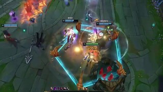 Vincent: Pentakill in level 1? Going out at level 2 with naked arrogance, 4 minutes to super god, 10