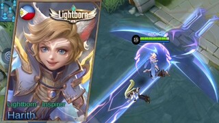 New Harith Lightborn - Inspirer Skin | Lightborn Squad 🟢 MLBB