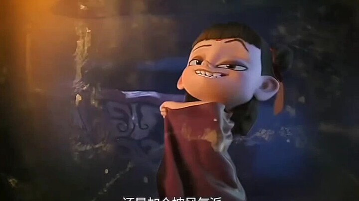 哪吒穿上披风的时候真是老六啊
