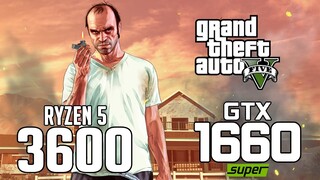 Grand Theft Auto 5 on Ryzen 5 3600 + GTX 1660 SUPER 1080p, 1440p benchmarks!