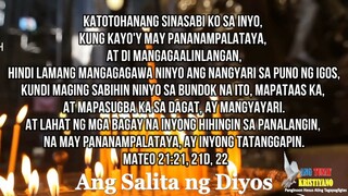 📖 Panalangin ✝ - Ang Salita ng Diyos -