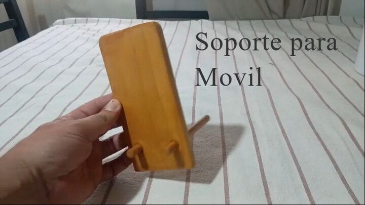 SOPORTE PARA CELULAR - Rapido y facil de hacer