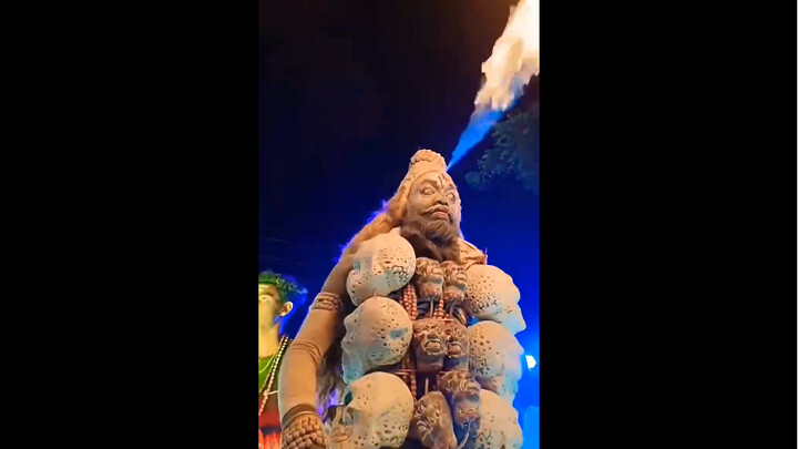 How does San Ge’s forehead literally burst into flames?