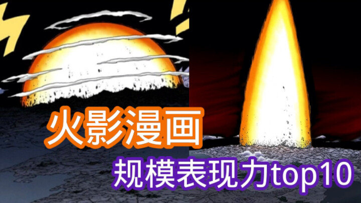《NARUTO》漫画表现力规模排行榜，究竟谁才是火影的砸坑大王？