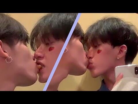 gay couple showing their gayness for 8 minutes straight