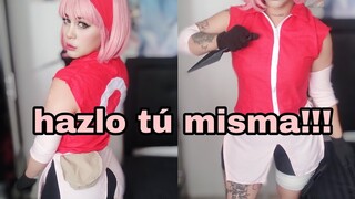 zakura haruno cosplay tutorial/tutorial de como hacer cosplay de zakura naruto