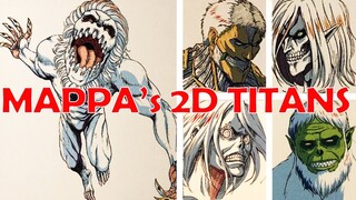 Mappa's NEW 2D Titan designs for Attack on Titan The Final Season Part 2 EP 76 | AOT NEWS UPDATE