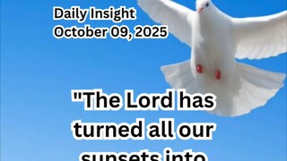 Daily Insight October 09, 2025 #faith #saint #Insight