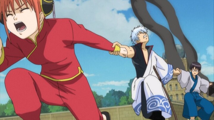 Gintama's pitfall clip: This "indestructible" friendship is so touching