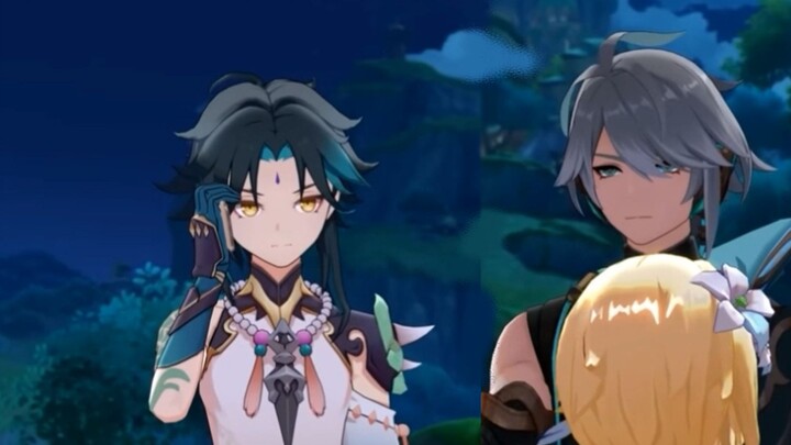 [Genshin Impact Dubbed] Elhaysen và Mandrill muốn cả hai du khách vẽ